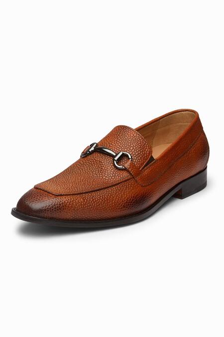 Buy 3dm Lifestyle Brown Horsebit Leather Loafers Online at Aza Fashions Buy_3dm Lifestyle_Brown Horsebit Leather Loafers _Online_at_Aza_Fashions