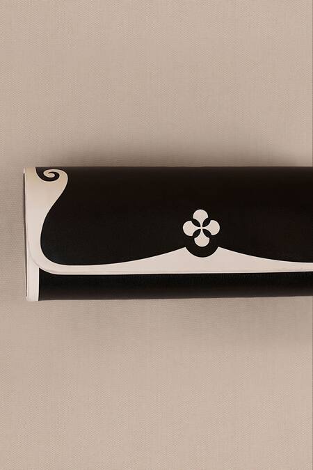 Buy_Ampm_Black Laser Cut Sunglass Cover_Online_at_Aza_Fashions