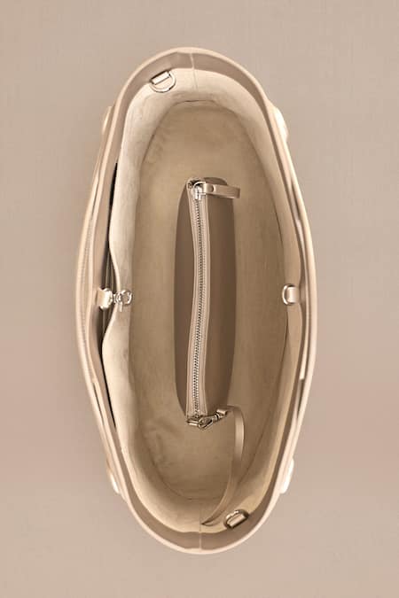 Shop_Ampm_Off White Embroidery Siena Metallic Floral Pattern Tote Bag _Online_at_Aza_Fashions