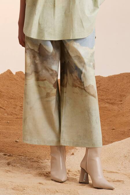 Cord Beige Cotton, Twill Bandeau Neck Top Stitch Printed Tunic And Pant Set Online at Aza Fashions Cord_Beige Cotton, Twill Bandeau Neck Top Stitch Printed Tunic And Pant Set_Online_at_Aza_Fashions