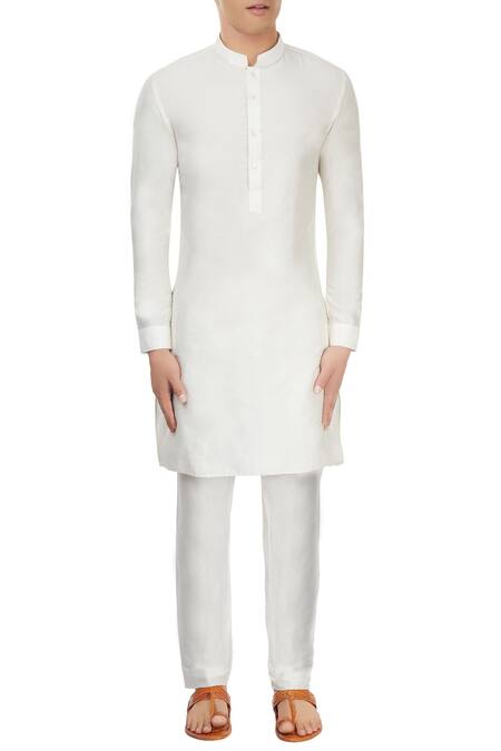Shop Unit By Rajat Suri White Button Down Kurta Online at Aza Fashions Shop_Unit By Rajat Suri_White Button Down Kurta_Online_at_Aza_Fashions
