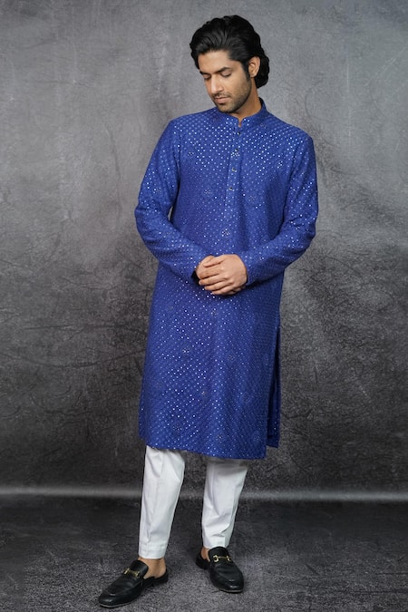 Kasbah Chikankari Embroidered Kurta Set 