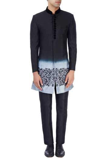 Buy Manish Nagdeo - Men Black And Gray 