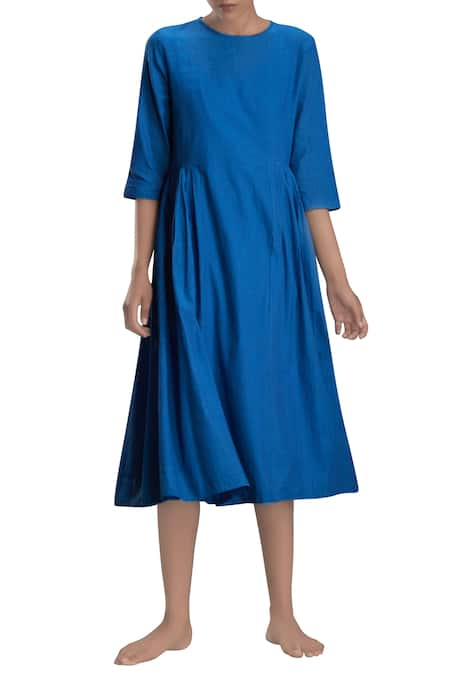 MATI Cobalt Blue Midi Dress