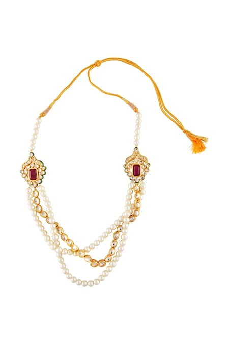 Posh by Rathore Multiple Chain Necklace 