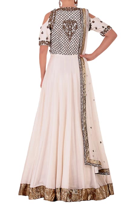Neha Khullar Embroidered anarkali set 