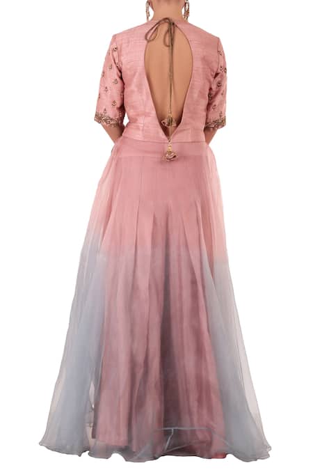 Neha Khullar Embroidered Anarkali & Pant Set 