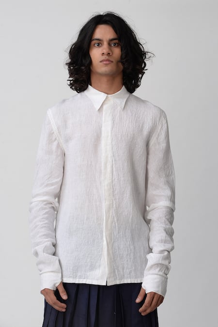 Rajesh Pratap Singh Handloom Linen Shirt 