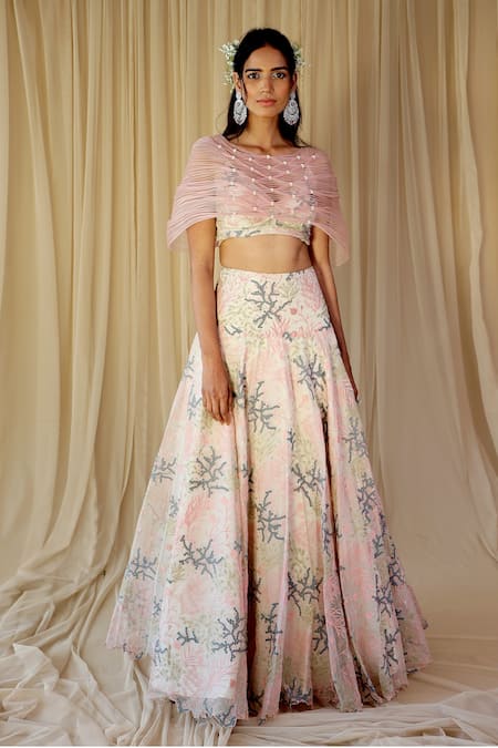 Designer Lehenga Choli With Shrug in Georgette Wit Embroidery and Sequence  Work in USA, UK, Malaysia, South Africa, Dubai, Singapore