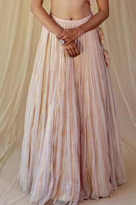 Shop Geisha Designs Pink Embroidered Lehenga Set Online at Aza Fashions Shop_Geisha Designs_Pink Embroidered Lehenga Set _Online_at_Aza_Fashions