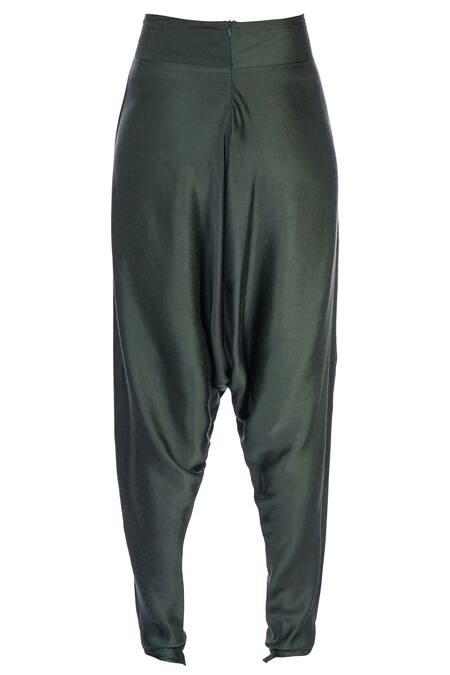 Roshni Chopra_Grey Waist Band Dhoti Pants _Online_at_Aza_Fashions