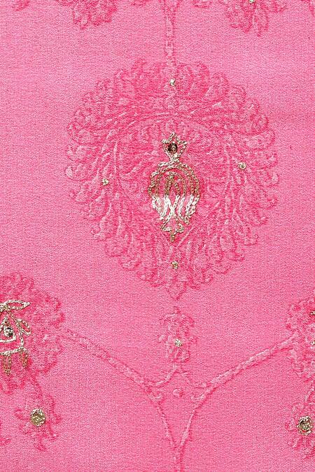 Buy_RI.Ritu Kumar_Pink Embellished Saree_Online_at_Aza_Fashions