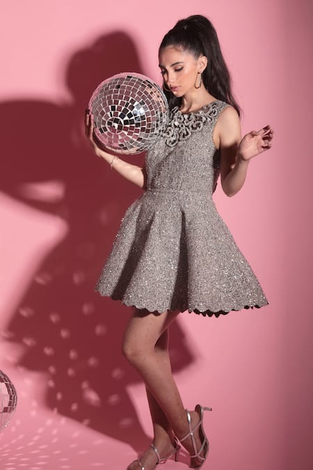 Polyester skater outlet dress