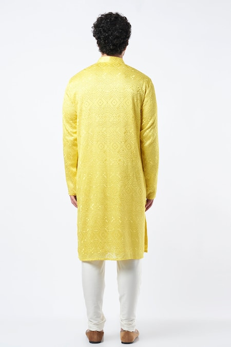 Kasbah Chikankari Embroidered Kurta Set 