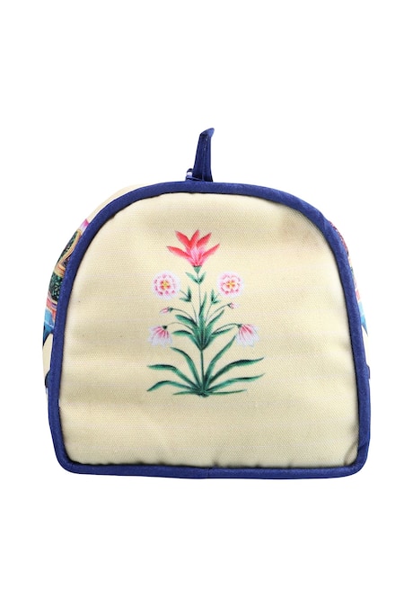 Puneet Gupta Digital Printed Canvas Elephant Pouch 