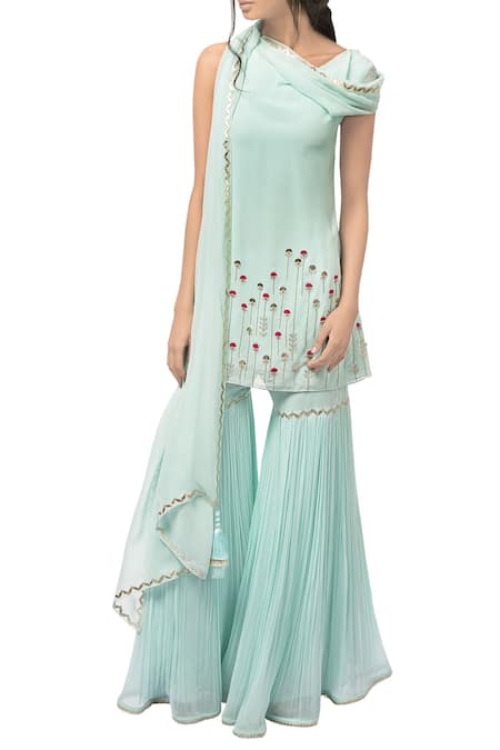 Limerick by Abirr N' Nanki Embellished Kurta & Sharara Set 