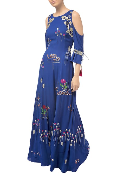 Limerick by Abirr N' Nanki Embroidered Gown 