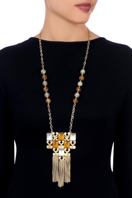 Masaya Jewellery Kundan Embedded Necklace 