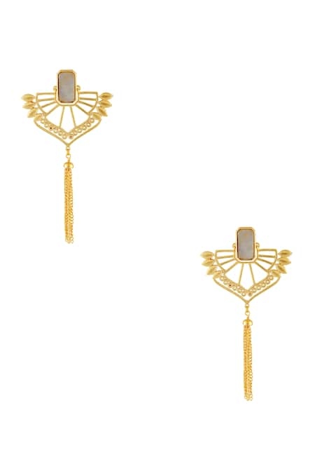 David Aubrey Brass Tassel Earrings – Lulubelles Boutique