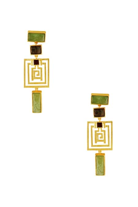 Masaya Jewellery Geometric Shaped Earrings 