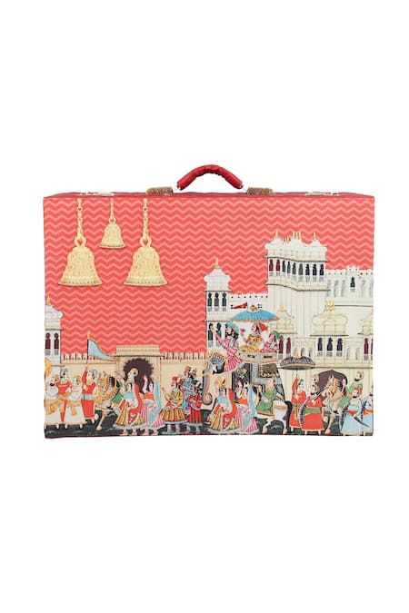 Mewar Mahal Large Wedding Trousseau Trunk - Puneet Gupta Luxury