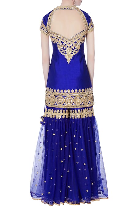 Preeti S Kapoor Embroidered Kurta Gharara Set 