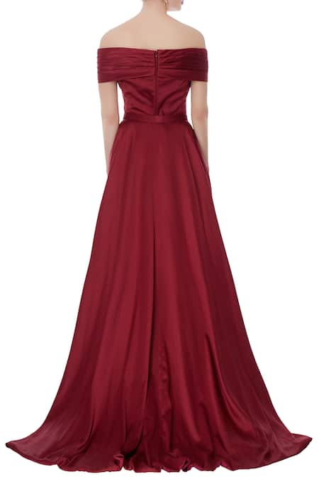 Saisha Shinde Off Shoulder Gown 