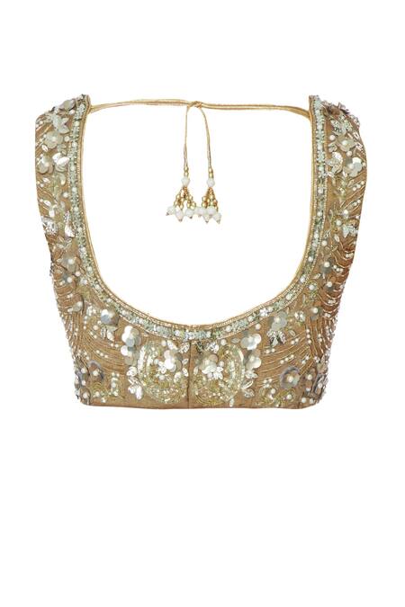 Rajat & Shraddha_Maroon Chiffon Embroidered Cut Pre-draped Sequin Saree With Blouse  _at_Aza_Fashions