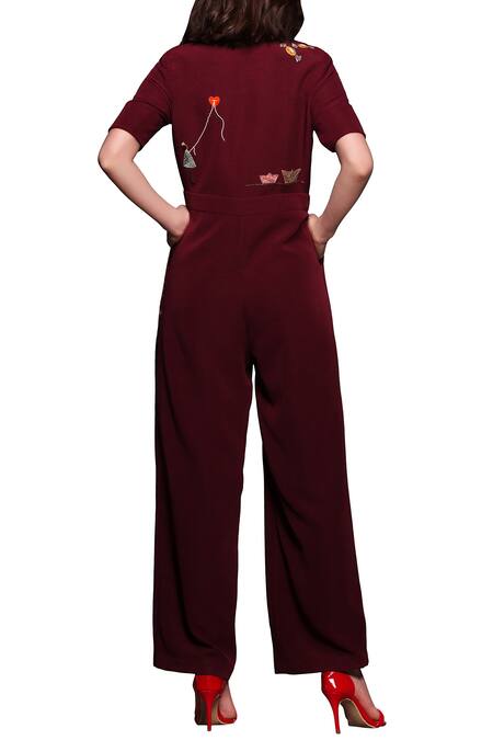 Shahin Mannan Embroidered Jumpsuit 