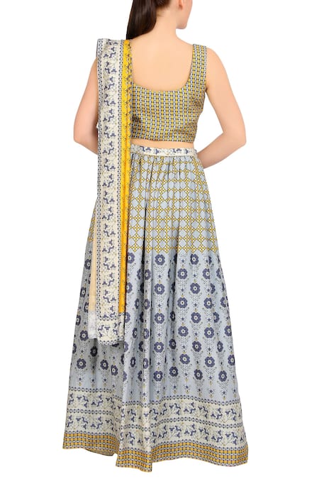 Soup By Sougat Paul Printed Lehenga Set 
