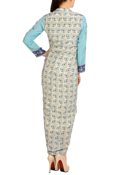 Soup By Sougat Paul Printed dhoti dress 