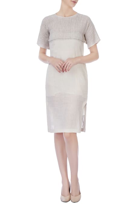 Urvashi Kaur Striped Dress 