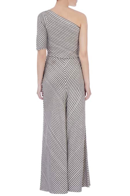 Urvashi Kaur Striped Jumpsuit 