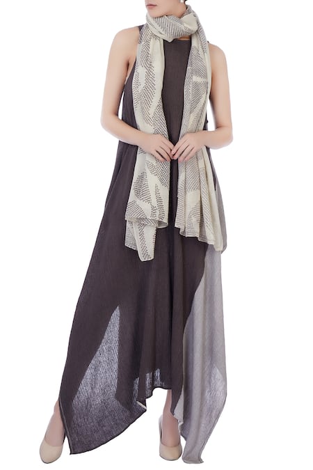 Urvashi Kaur Shibori Tie Dye Scarf 