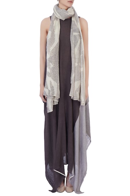 Urvashi Kaur Shibori Tie Dye Scarf 