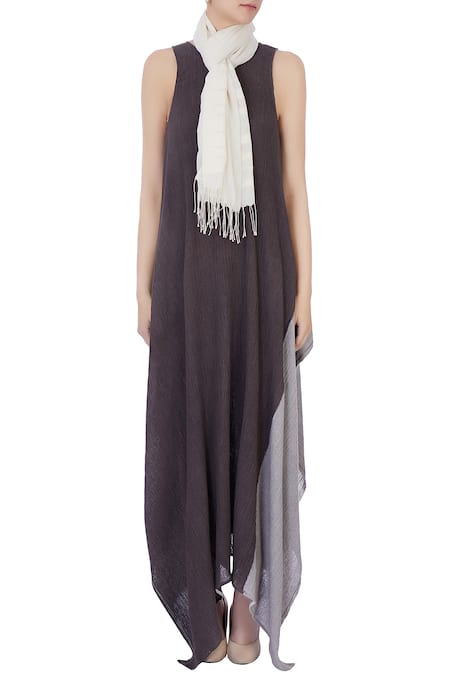 Urvashi Kaur Handwoven Cotton Scarf 