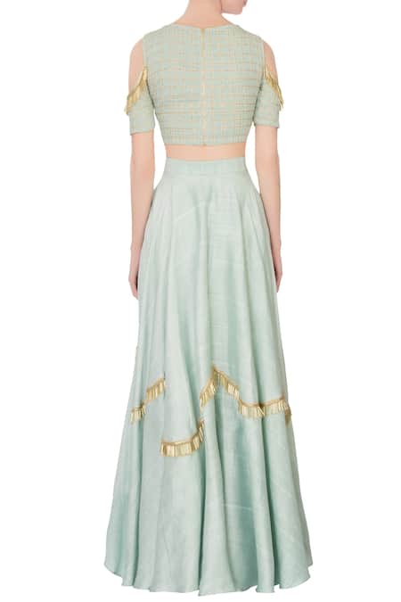 Pooja Rajpal Jaggi Embroidered Lehenga Set 