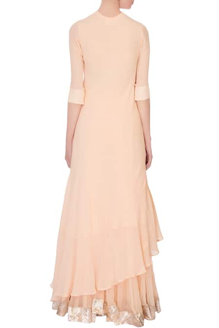 Pooja Rajpal Jaggi Draped Kurta Sharara Set 