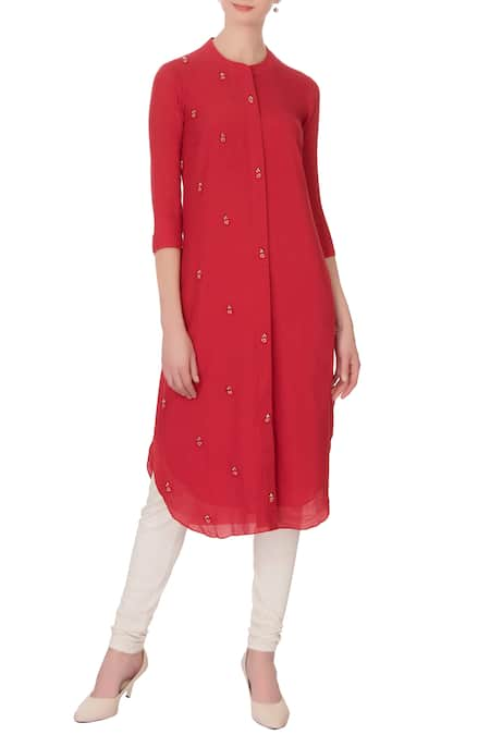 Desert Shine by Sulochana Jangir Embroidered Long Kurta 