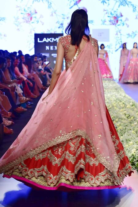 Shop Anushree Reddy Embroidered Lehenga Set at Aza Fashions Shop_Anushree Reddy_Embroidered Lehenga Set_at_Aza_Fashions