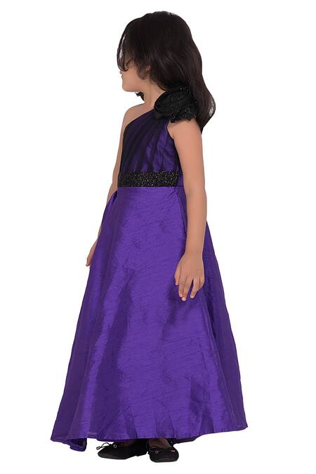 Buy Pinkcow designs pvt ltd Purple Silk Sequins Embellished Gown Online at Aza Fashions Buy_Pinkcow designs pvt ltd_Purple Silk Sequins Embellished Gown _Online_at_Aza_Fashions