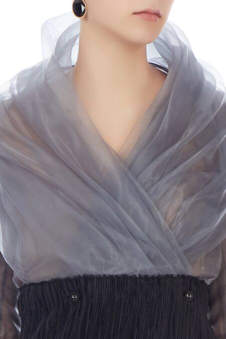 sheer wrap top