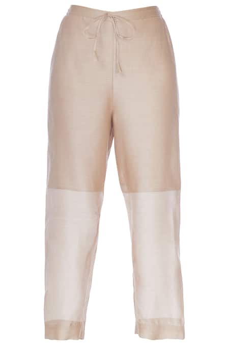 Urvashi Kaur Chanderi Silk Pants 
