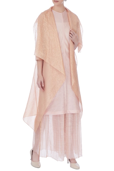 Urvashi Kaur Silk Long Jacket 