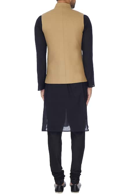 Sol By Piyush Dedhia Solid Bundi Jacket 