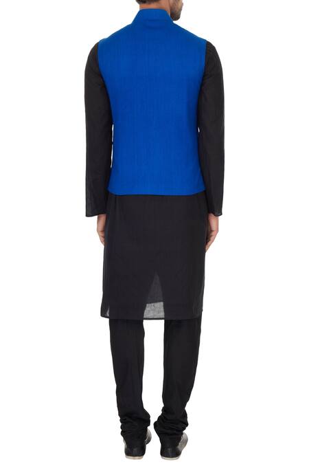 Narendra Kumar Matka Silk Embroidered Bundi 