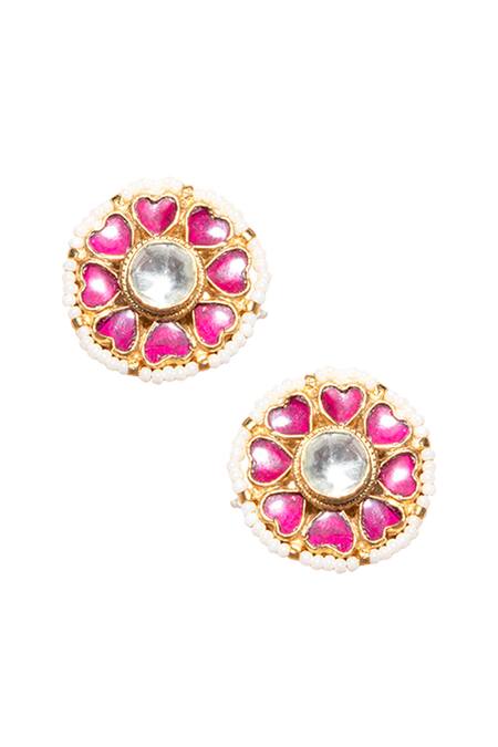 Shop Namasya Gold Plated Pearls, Diamonds, Stones Bead Kundan Choker Set Online at Aza Fashions Shop_Namasya_Gold Plated Pearls, Diamonds, Stones Bead Kundan Choker Set _Online_at_Aza_Fashions