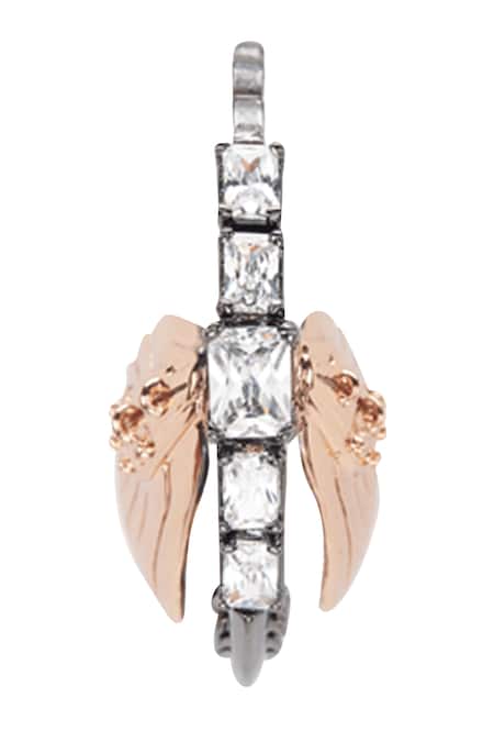 Buy Outhouse Gold Plated Crystals Instar Hoops Online at Aza Fashions Buy_Outhouse_Gold Plated Crystals Instar Hoops _Online_at_Aza_Fashions