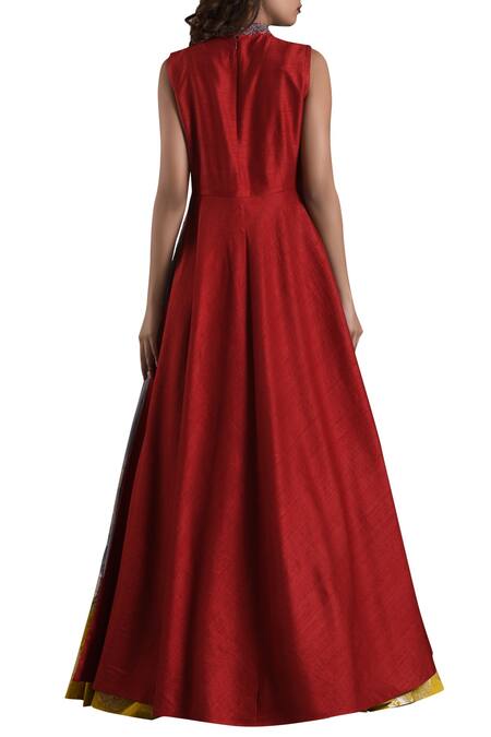 banarasi evening gown