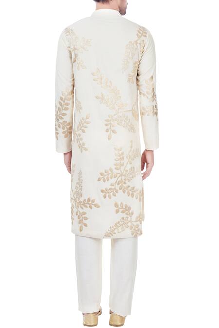 Mehraab Mix Blend Embroidered Kurta 